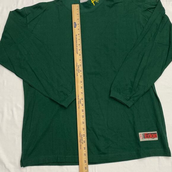 Vintage Green Bay Packers Long Sleeve T Shirt Medium Embroidered NFL Mock Neck - Picture 5 of 10